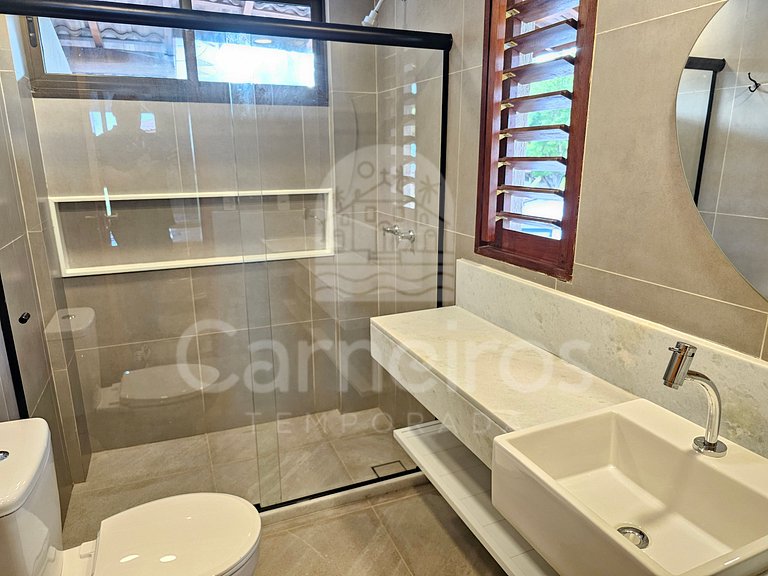 Bangalô c/ Piscina Privativa no Atlântico Praia dos Carneiro