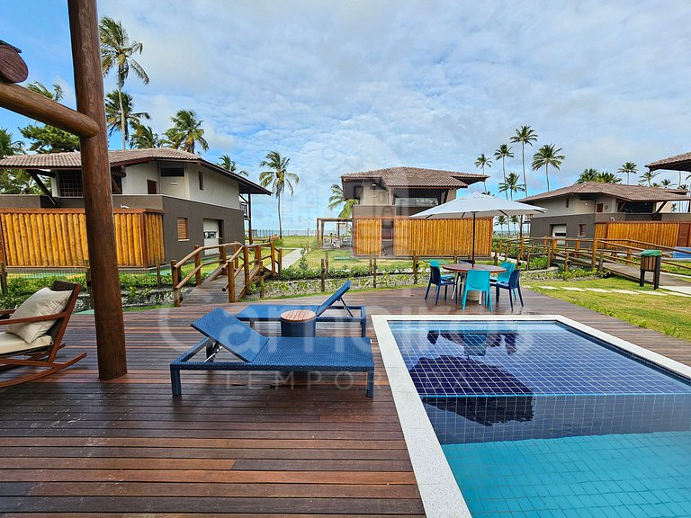 Bangalô c/ Piscina Privativa no Atlântico Praia dos Carneiro