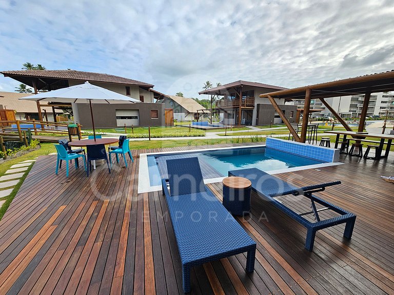 Bangalô c/ Piscina Privativa no Atlântico Praia dos Carneiro