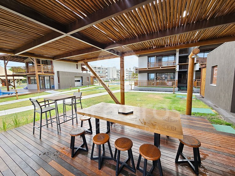 Bangalô c/ Piscina Privativa no Atlântico Praia dos Carneiro