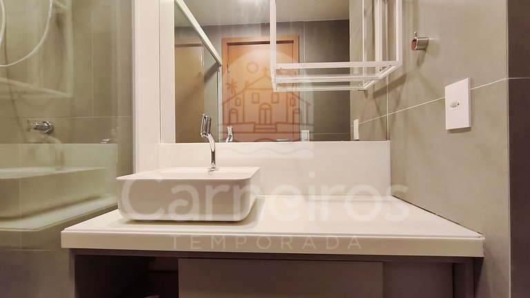 Studio no Carneiros Atlântico - Pé na areia (D232)