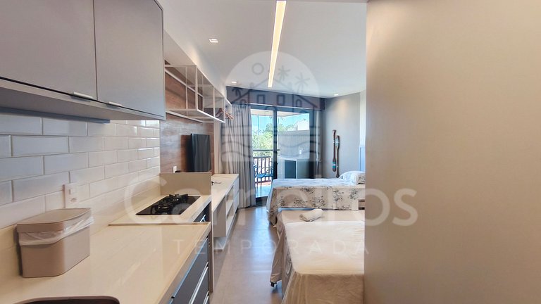 Studio no Carneiros Atlântico - Pé na areia (D232)