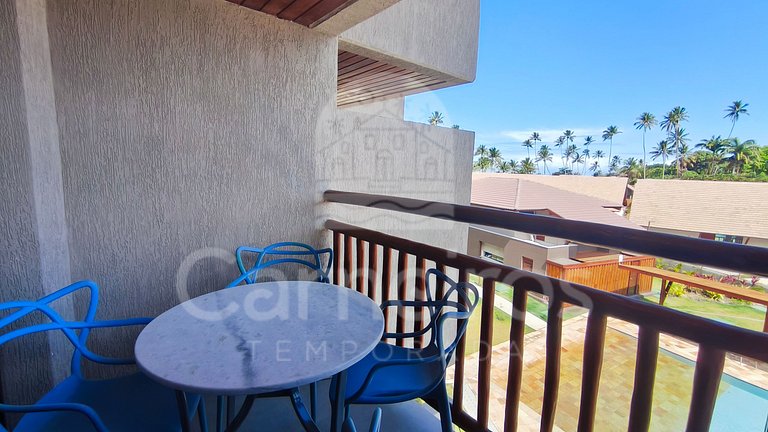 Studio no Carneiros Atlântico - Pé na areia (D232)