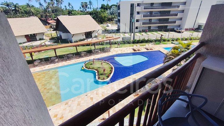 Studio no Carneiros Atlântico - Pé na areia (D232)