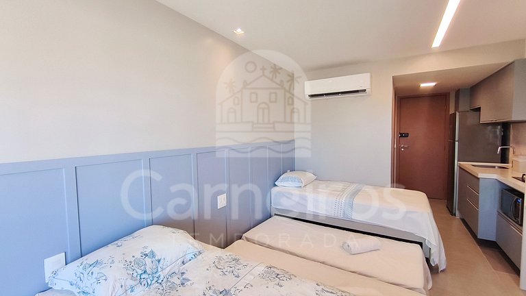 Studio no Carneiros Atlântico - Pé na areia (D232)