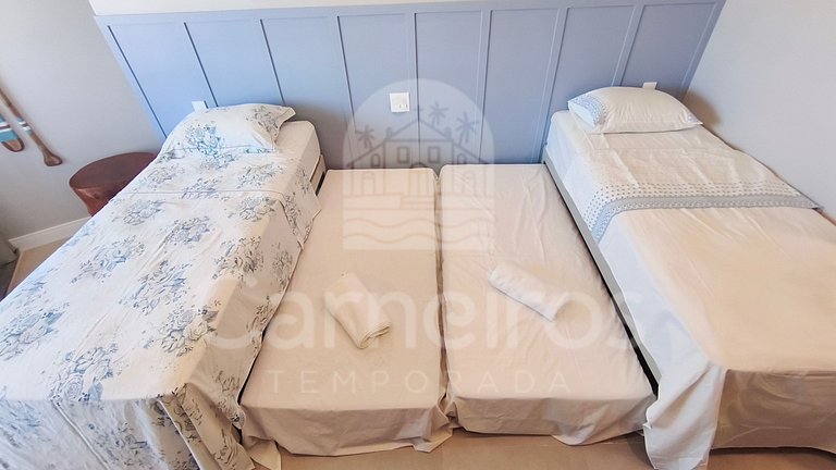 Studio no Carneiros Atlântico - Pé na areia (D232)