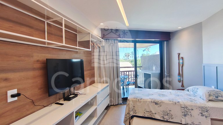 Studio no Carneiros Atlântico - Pé na areia (D232)