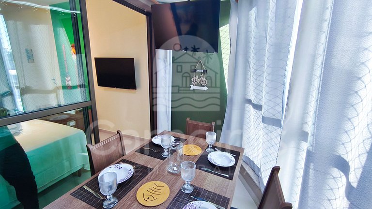 Flat no Açores - Pé na Areia de Tamandaré (A22)