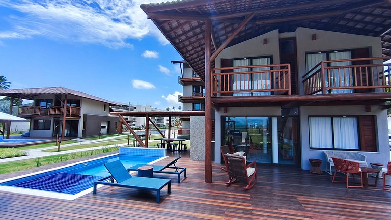 Praia dos Carneiros | Bangalô Frente Mar |4 suítes