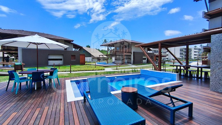 Bangalô c/ Piscina Privativa - 04 Suítes - Carneiros Atlânti