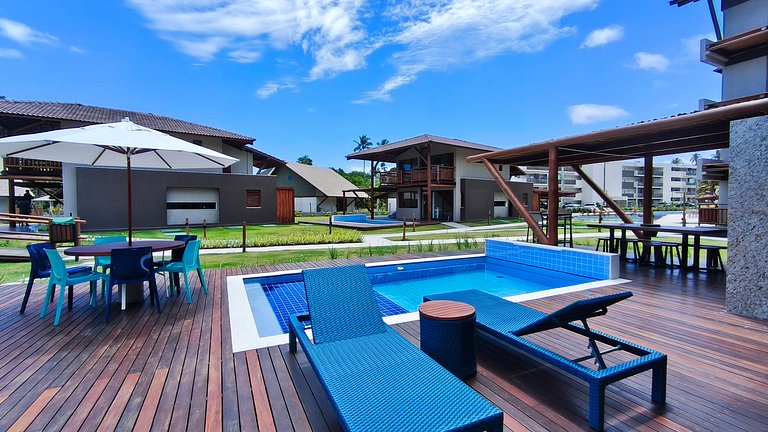 Praia dos Carneiros | Bangalô Frente Mar |4 suítes