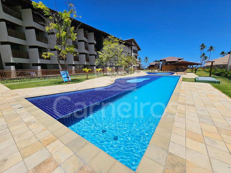 Studio no Carneiros Atlântico - Pé na areia (D112)