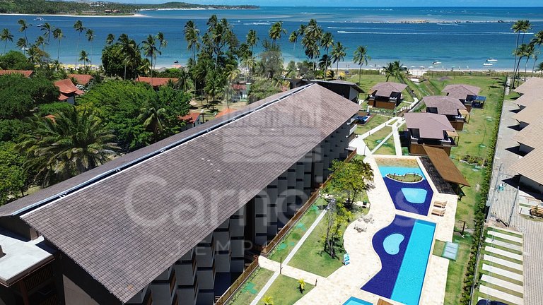 Studio no Carneiros Atlântico - Pé na areia (D134)