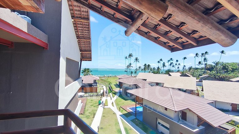 Studio no Carneiros Atlântico - Pé na areia (D324)