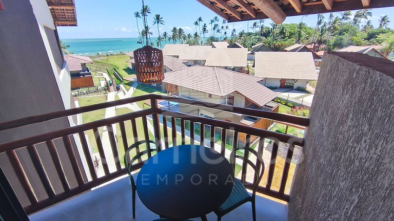 Studio no Carneiros Atlântico - Pé na areia (D324)