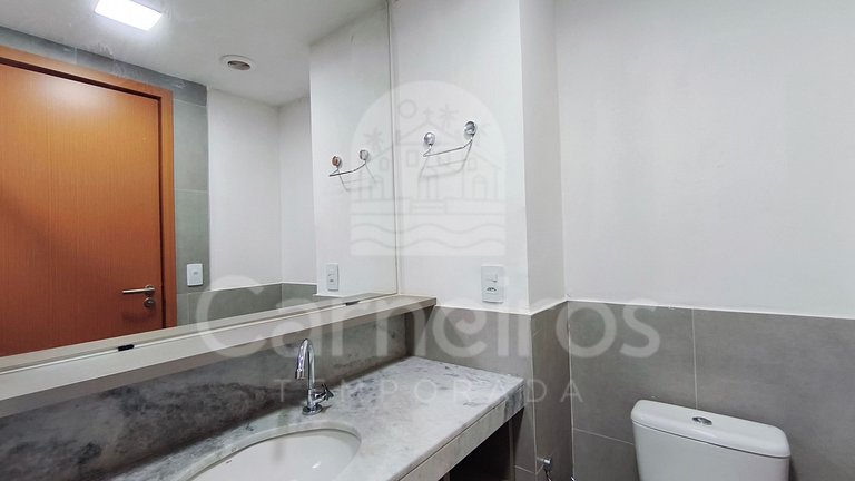 Studio no Carneiros Atlântico - Pé na areia (D324)