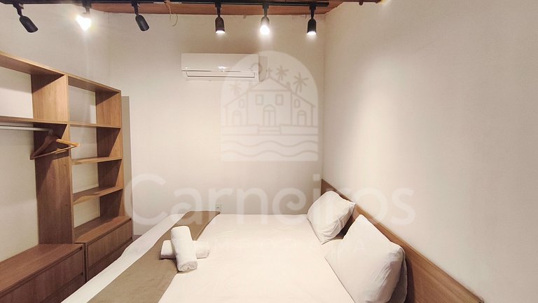 Studio no Carneiros Atlântico - Pé na areia (D324)