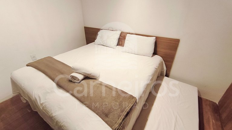 Studio no Carneiros Atlântico - Pé na areia (D324)