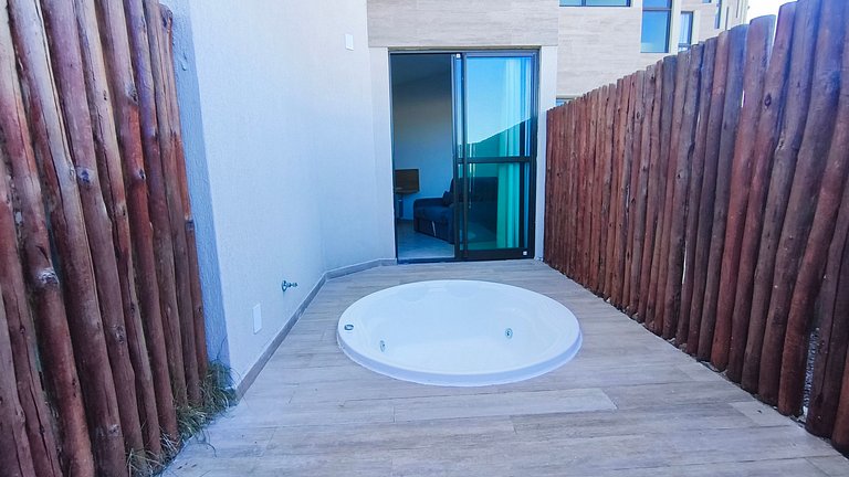 Carneiros | Studio Térreo c/ Jacuzzi | Max (X08-5)