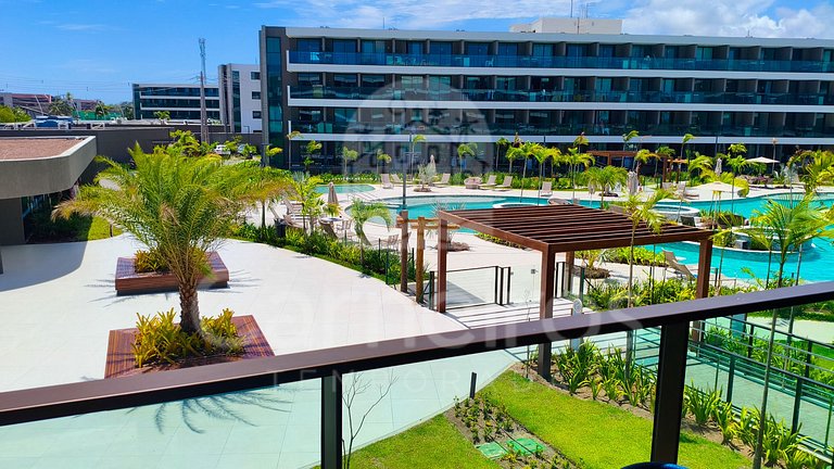 Flat Vista Piscina no Beach Class Verano (A06-1)