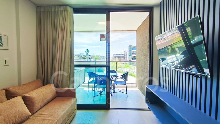 Flat Vista Piscina no Beach Class Verano (A06-1)