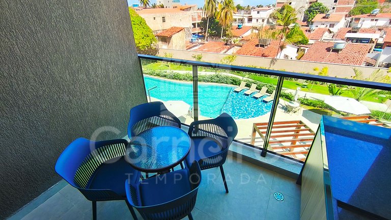 Studio no Beach Class Summer Residence (B05-6)