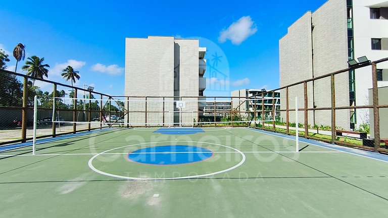 Studio Vista Piscina no Beach Class Verano (B12-3)