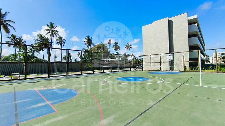 Studio Vista Piscina no Beach Class Verano (B12-3)