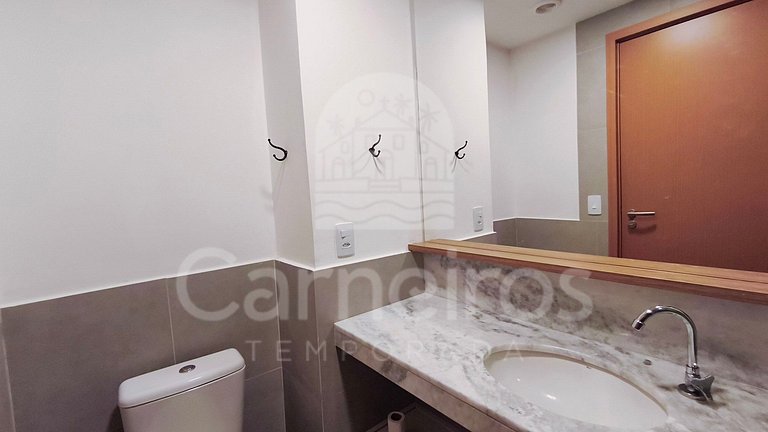 Studio no Carneiros Atlântico - Pé na areia (D134)