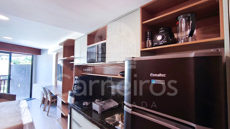 Studio no Carneiros Atlântico - Pé na areia (D112)