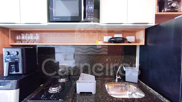 Studio no Carneiros Atlântico - Pé na areia (D212)