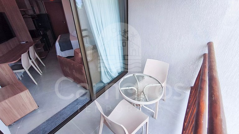 Studio no Carneiros Atlântico - Pé na areia (D234)