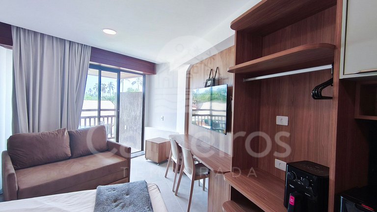 Studio no Carneiros Atlântico - Pé na areia (D234)