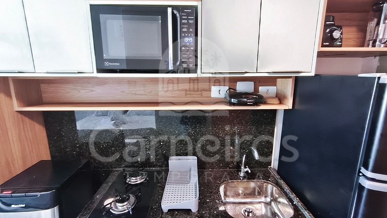 Studio no Carneiros Atlântico - Pé na areia (D234)