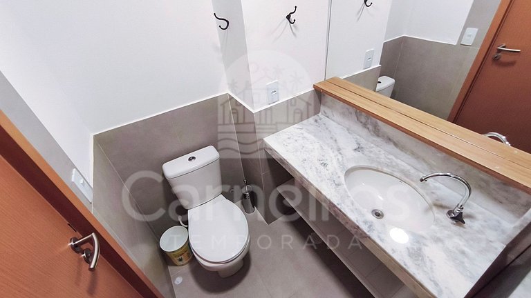 Studio no Carneiros Atlântico - Pé na areia (D234)