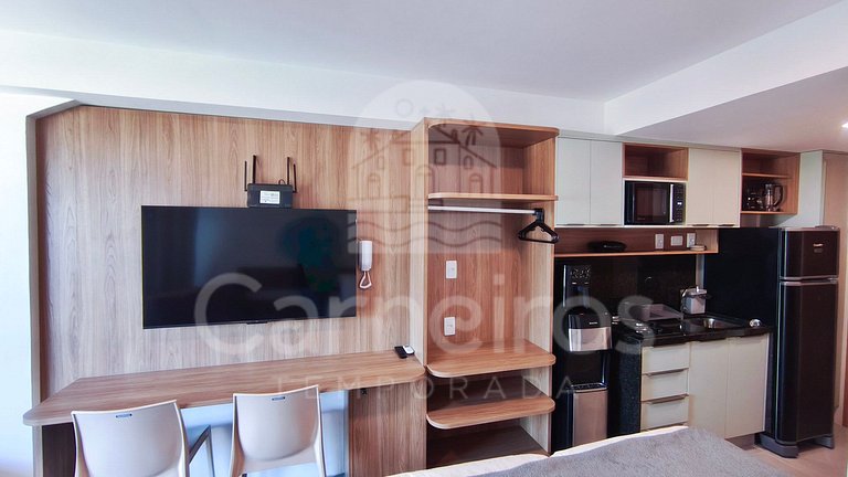 Studio no Carneiros Atlântico - Pé na areia (D230)