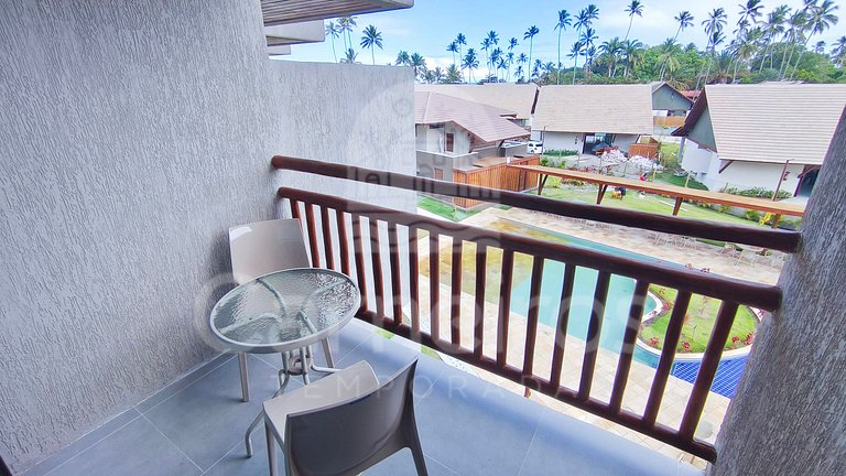 Studio no Carneiros Atlântico - Pé na areia (D230)