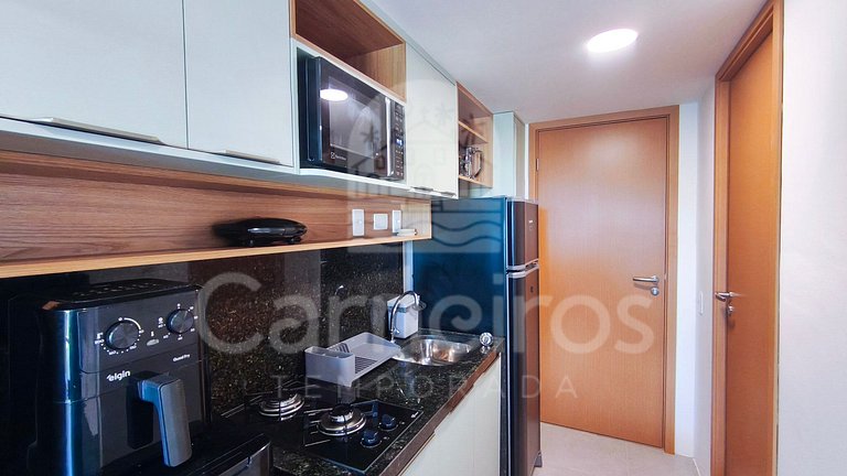 Studio no Carneiros Atlântico - Pé na areia (D230)