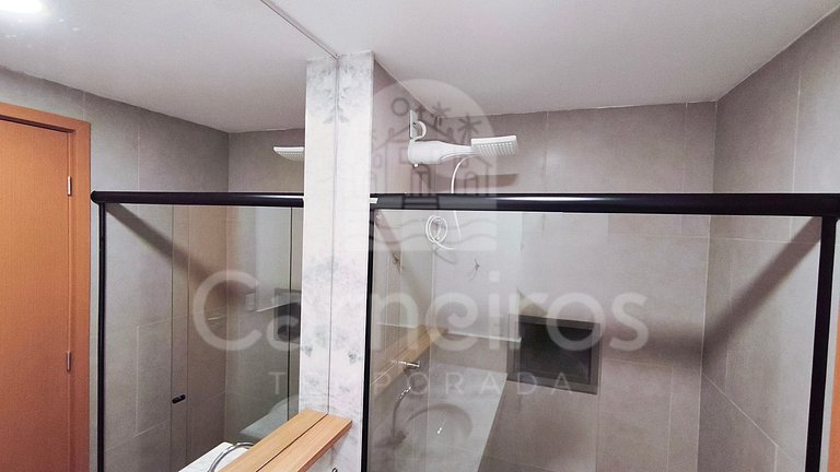 Studio no Carneiros Atlântico - Pé na areia (D230)