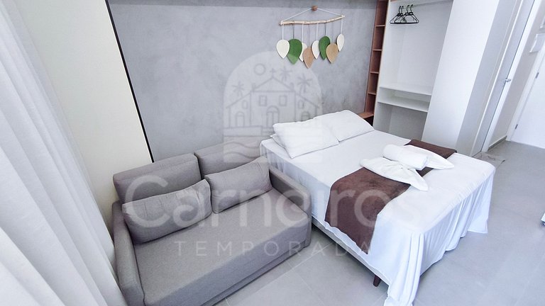 Studio Beira-Mar no Nomar Beach (A20-D)