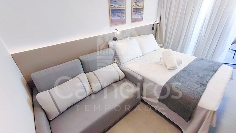 Studio no Carneiros Atlântico - Beira-Mar (D130)