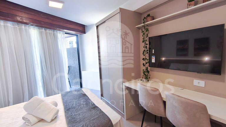 Studio no Carneiros Atlântico - Beira-Mar (D130)