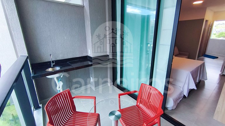 Studio no NoMar - Praia dos Carneiros - À beira-mar (B05-D)