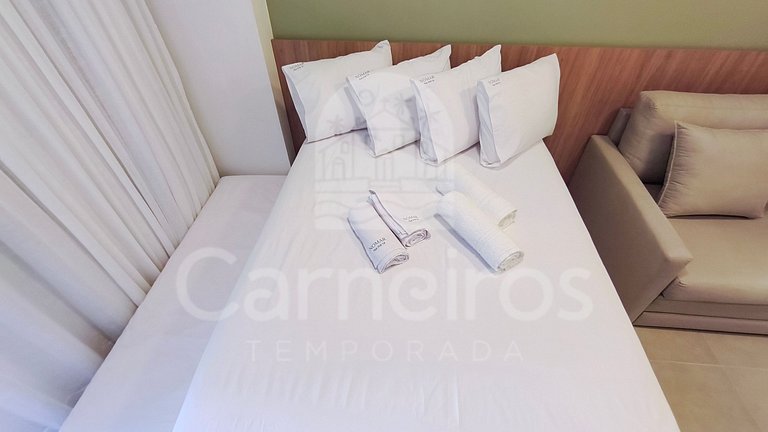 Studio no NoMar - Praia dos Carneiros - À beira-mar (B05-D)