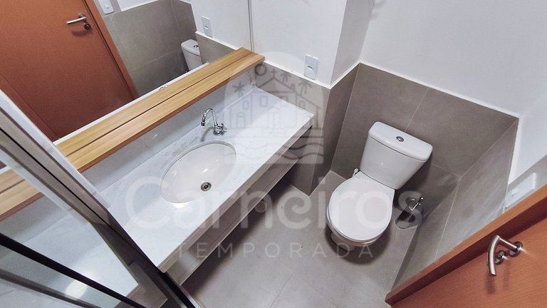 Studio no Carneiros Atlântico - Pé na areia (D120)