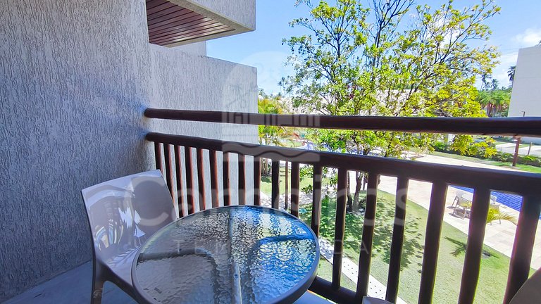 Studio no Carneiros Atlântico - Pé na areia (D120)