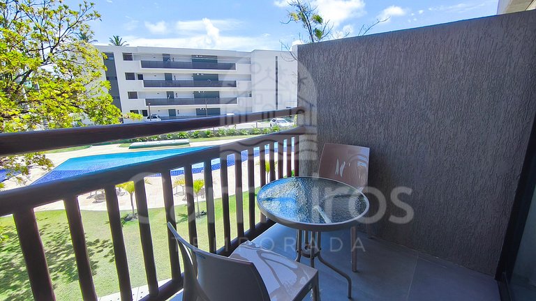 Studio no Carneiros Atlântico - Pé na areia (D120)