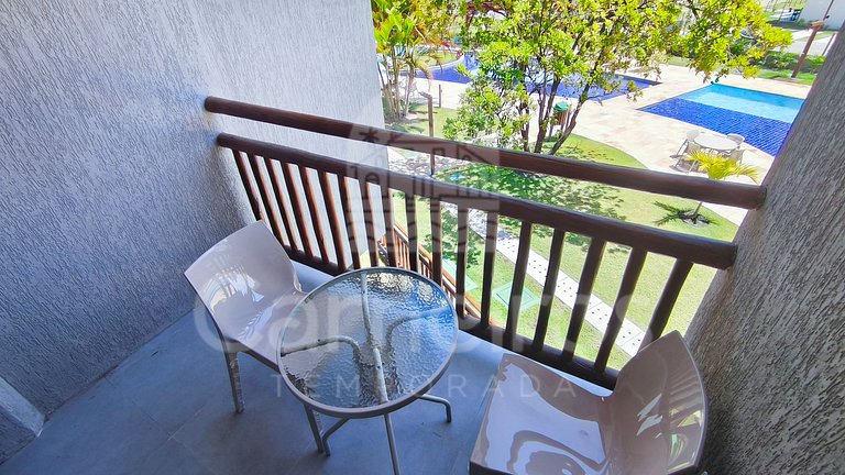 Studio no Carneiros Atlântico - Pé na areia (D120)