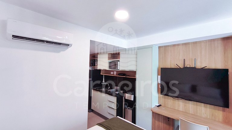 Studio no Carneiros Atlântico - Pé na areia (D009)