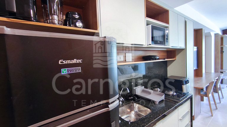 Studio no Carneiros Atlântico - Pé na areia (D009)